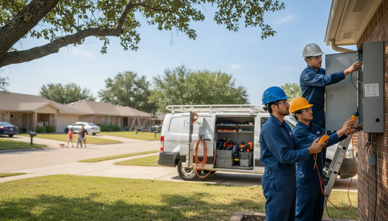 Certified electrician providing emergency electrical services in Stevens, PA